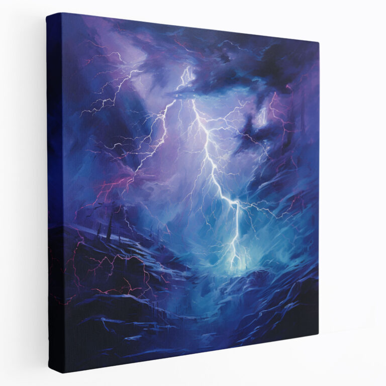 Storm Wall Art - Storm, Canvas Print, Storm, Abstract
