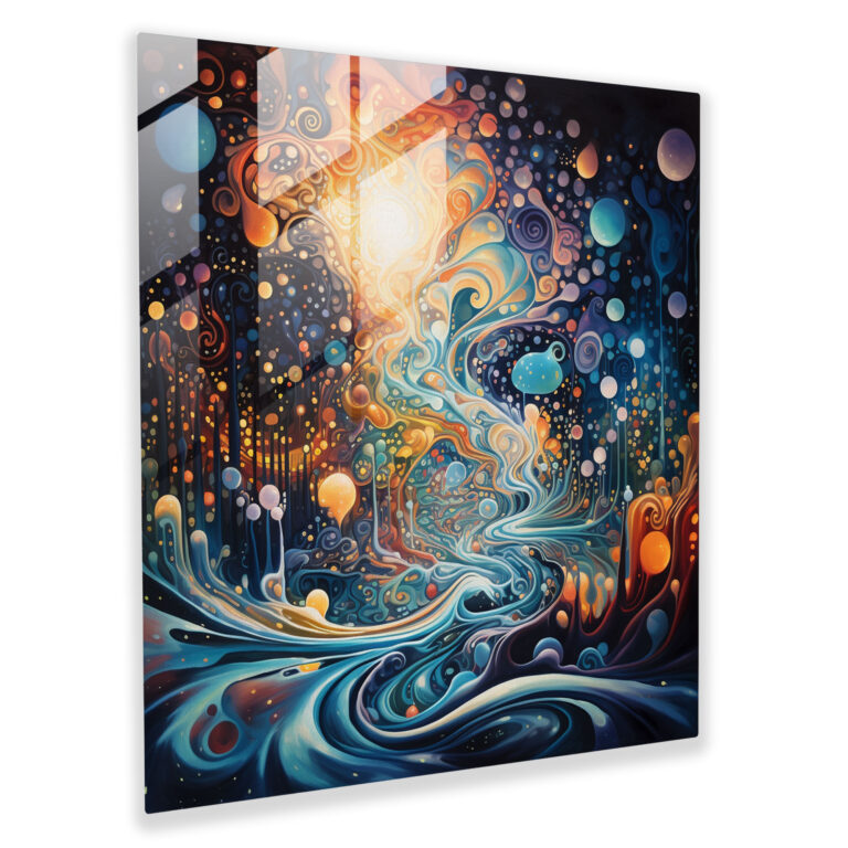 Spiritual Soul Glass Print - Spiritual, Glass Art, Spiritual Soul, Glass Print