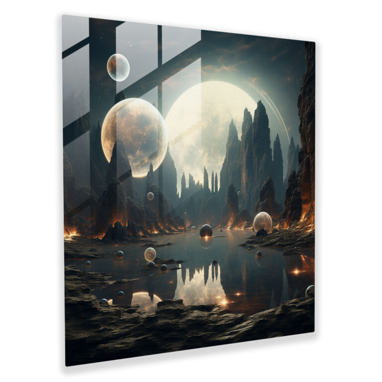 Celestial Dreams - Glass Wall Art - Spiritual, Spiritual, Glass Print, Glass Art