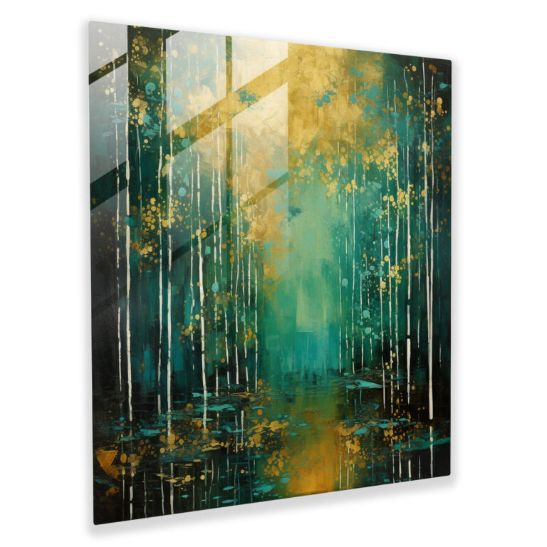 Spiritual Serenity Glass Print - Spiritual, Modern Art, Spiritual, Glass Wall Art