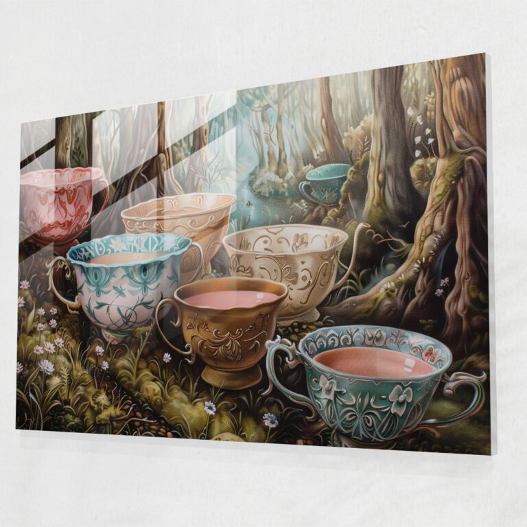 Whimsical Surrealism Home Decoration - Surrealism Art, Glass Wall Art, Glass Art, Wall Decoration