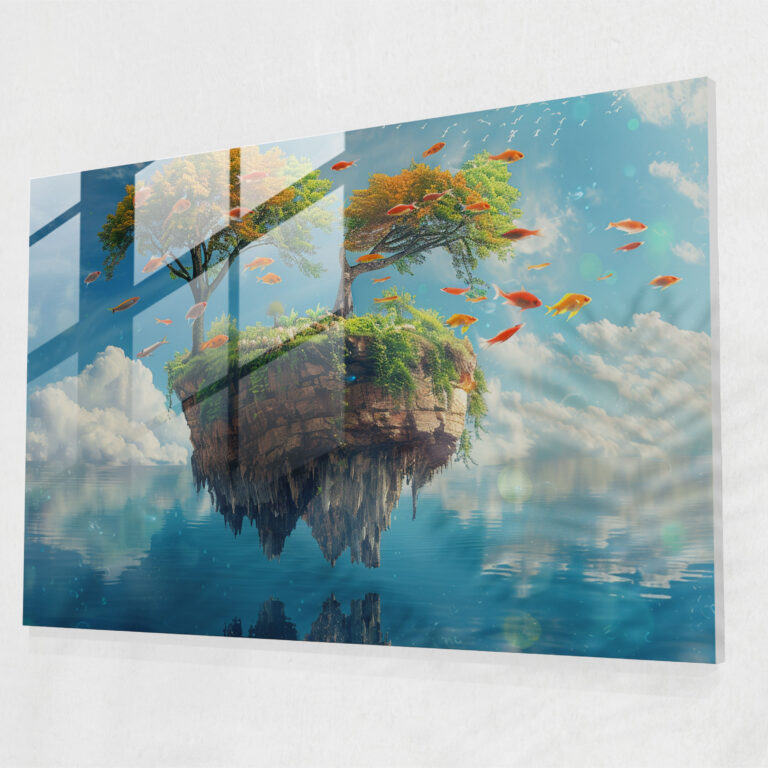 Surrealism Art Wall Decoration - Surrealism Art, Surrealism Art, Glass Print, Modern Art