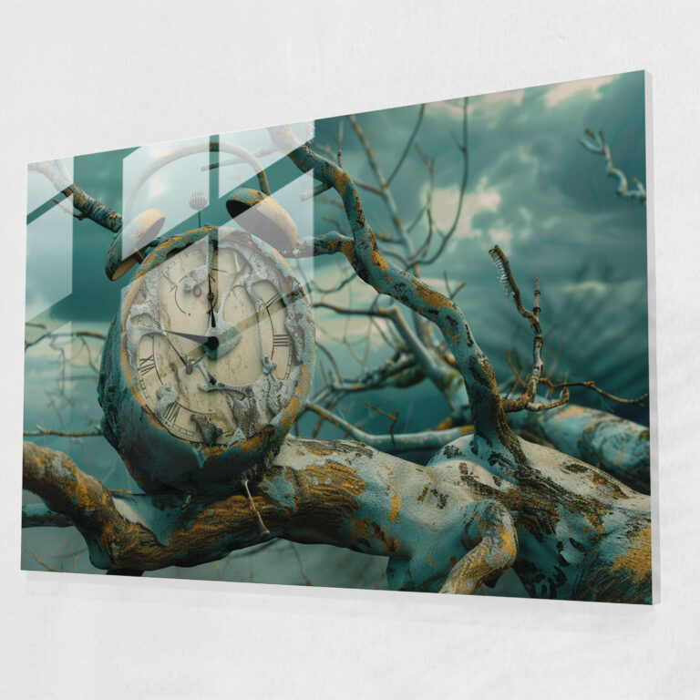 Surrealism Glass Print - Surrealism Art, Modern Art, Home Decoration, Surrealism Art