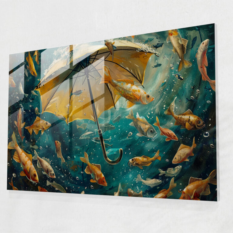 Surrealism Wall Decoration - Surrealism Art, Glass Wall Art, Wall Decoration, Surrealism Art