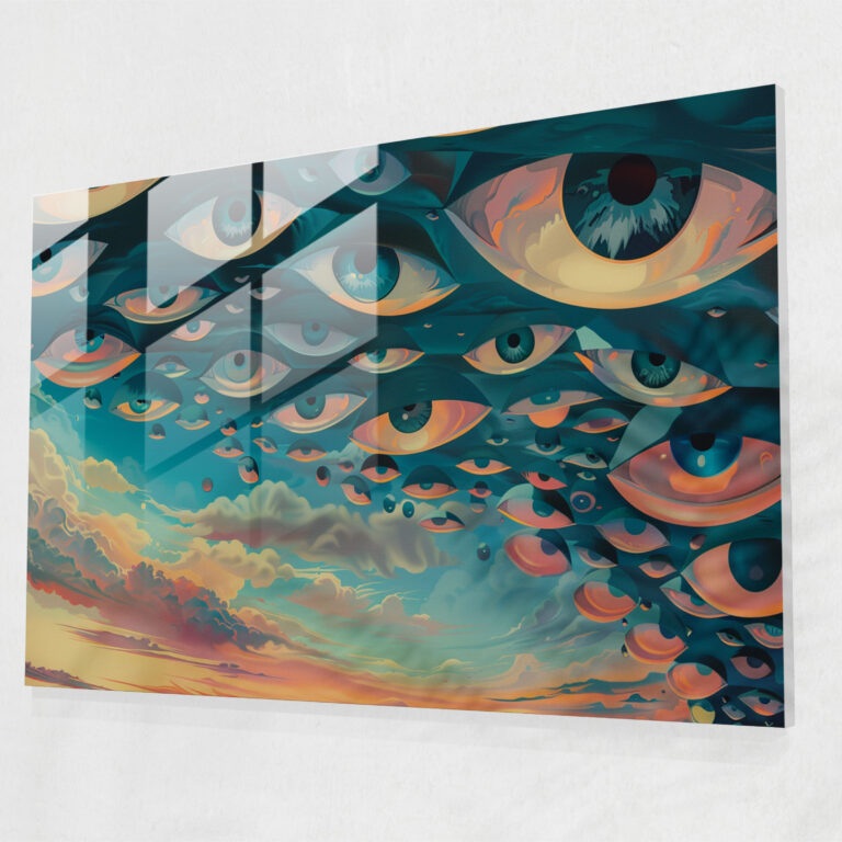 Surrealism Wall Decoration - Surrealism Art, Surrealism Art, Modern Art, Glass Print