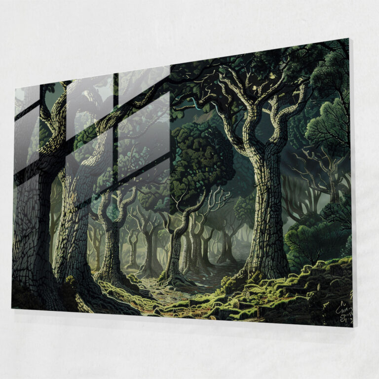 Surrealism Home Decoration - Surrealism Art, Modern Art, Glass Print, Surrealism Art