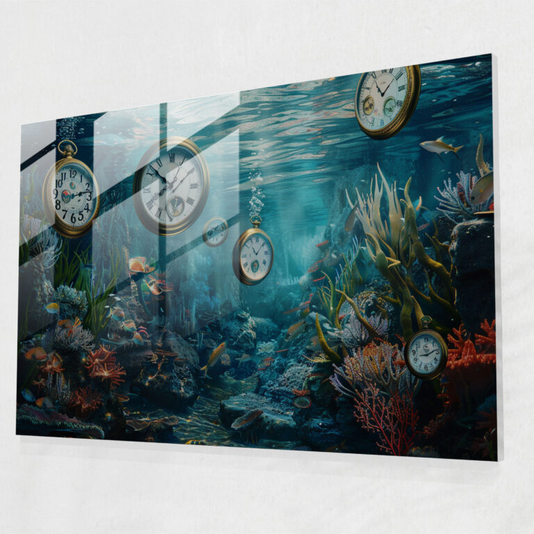 Surrealism Glass Wall Art - Surrealism Art, Glass Wall Art, Home Decoration, Surrealism Art