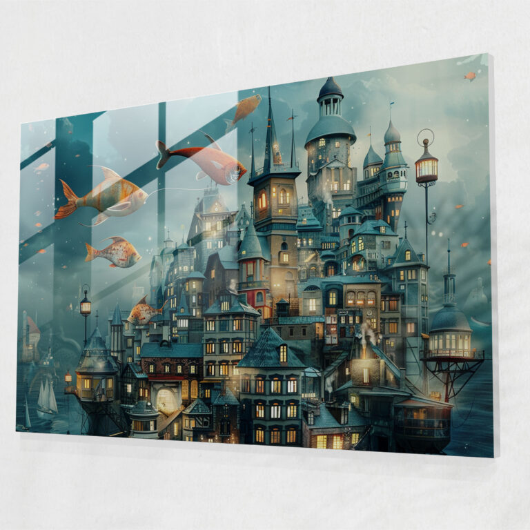 Surrealism Wall Decoration - Surrealism Art, Glass Print, Surrealism Art, Wall Decoration