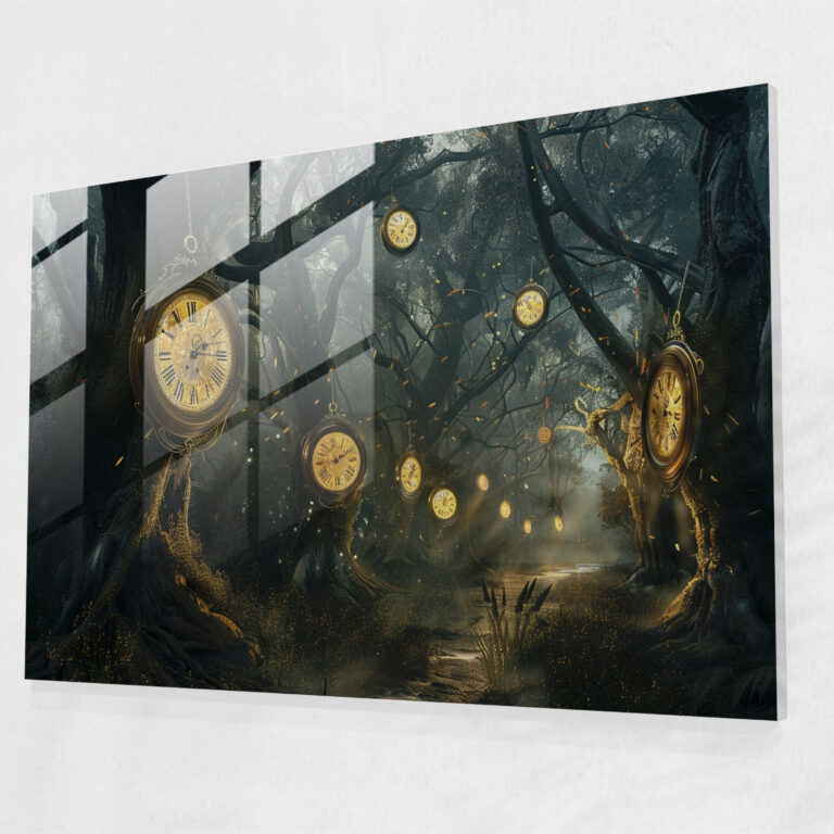 Surrealism Glass Print - Surrealism Art, Modern Art, Surrealism Art, Glass Art