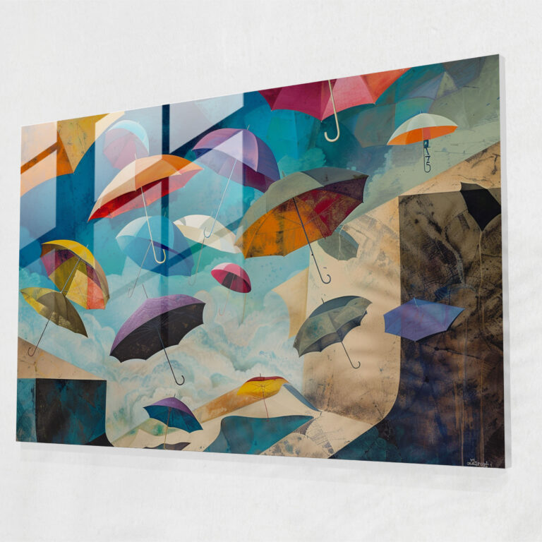 Surrealism Home Decoration - Surrealism Art, Home Decoration, Modern Art, Glass Print