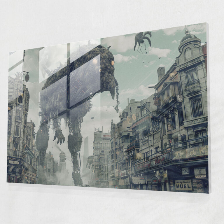 Surrealism Glass Art - Surrealism Art, Home Decoration, Glass Art, Modern Art
