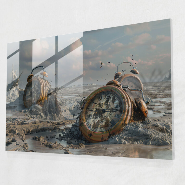 Surrealism Art Glass Print - Surrealism Art, Surrealism Art, Modern Art, Home Decoration
