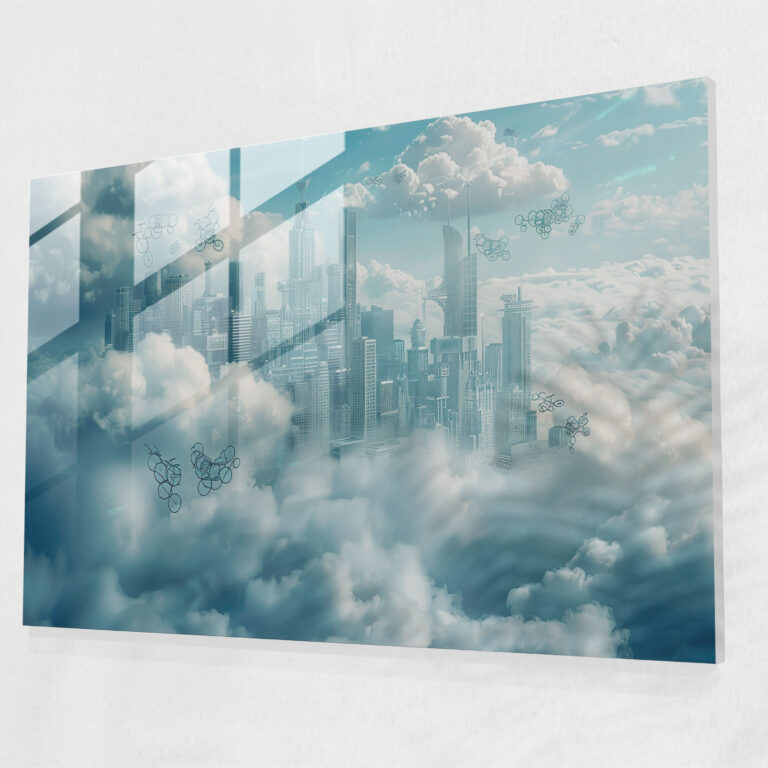 Surrealism Art Modern Art - Surrealism Art, Modern Art, Glass Wall Art, Surrealism Art