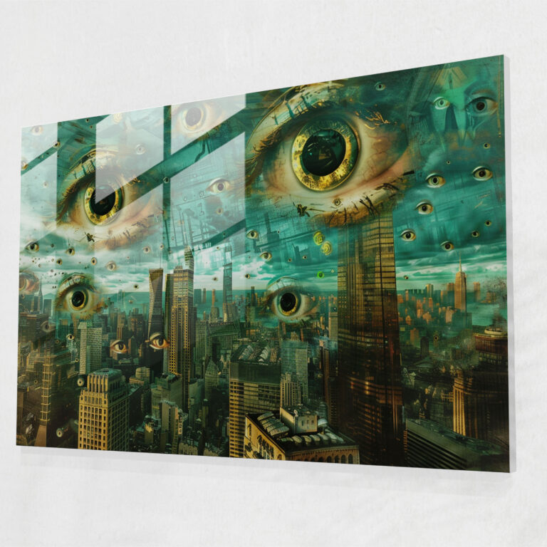 Surrealism Wall Decoration - Surrealism Art, Glass Art, Surrealism Art, Wall Decoration
