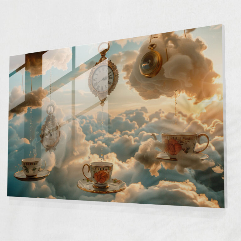 Surrealism Glass Print - Surrealism Art, Home Decoration, Glass Print, Surrealism Art