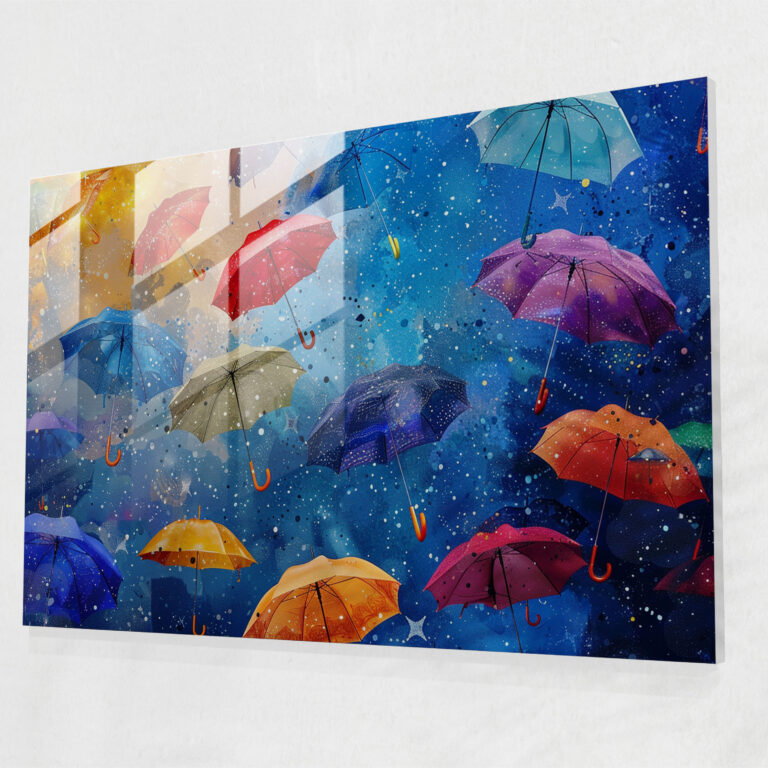 Starry Sky Surrealism Wall Decoration - Surrealism Art, Modern Art, Surrealism Art, Glass Art