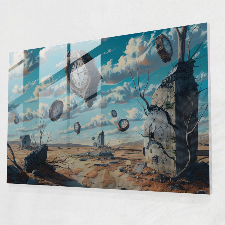 Surrealism Art Glass Print Home Decoration - Surrealism Art, Home Decoration, Surrealism Art, Modern Art