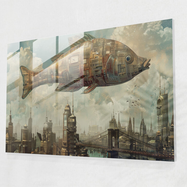 Surrealism Wall Decoration - Surrealism Art, Wall Decoration, Glass Art, Home Decoration