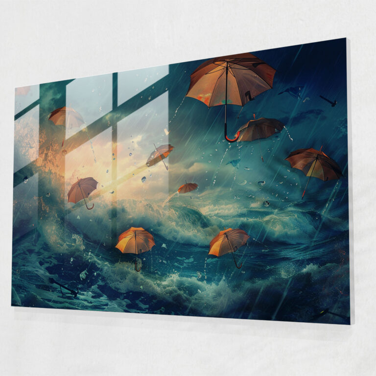 Surrealism Home Decoration - Surrealism Art, Home Decoration, Glass Print, Surrealism Art