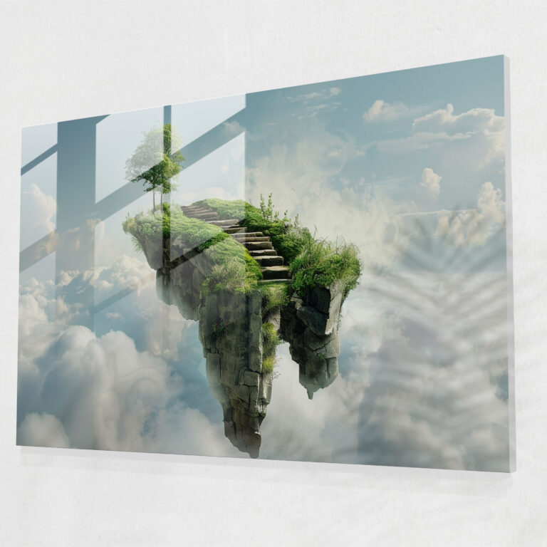Surrealism Glass Wall Art - Surrealism Art, Modern Art, Surrealism Art, Home Decoration