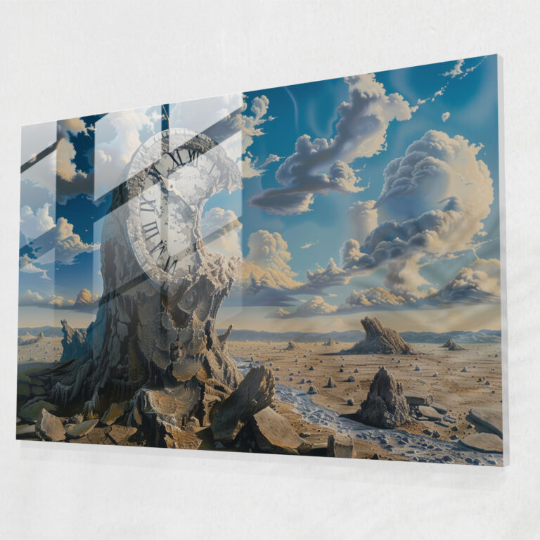 Surrealism Art Glass Print - Surrealism Art, Surrealism Art, Modern Art, Glass Print