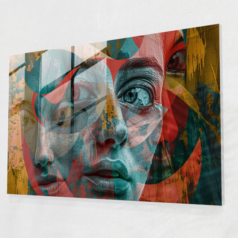 Surrealism Art Glass Wall Art - Surrealism Art, Glass Wall Art, Surrealism Art, Wall Decoration