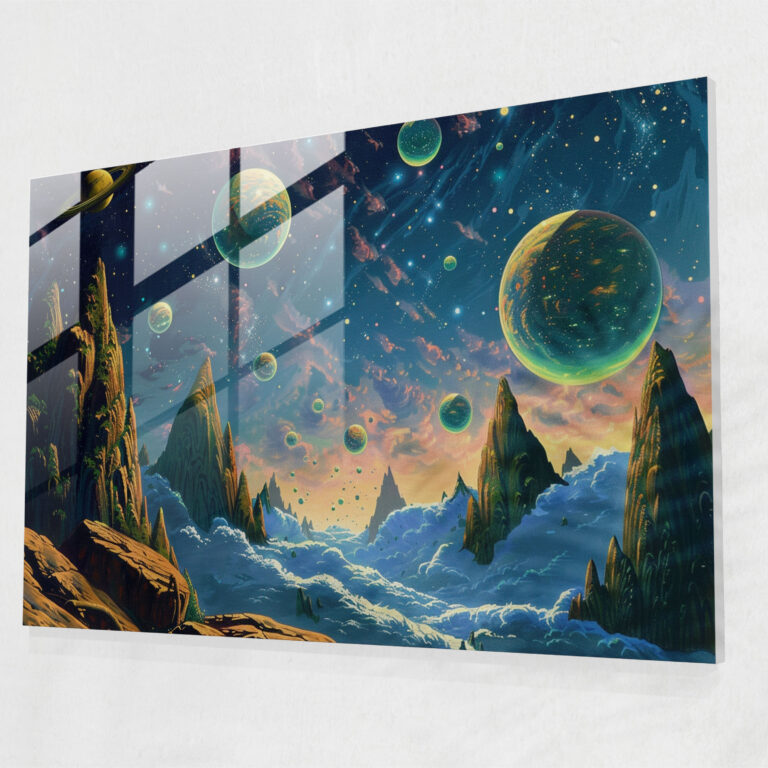 Surrealism Art Glass Print - Surrealism Art, Glass Wall Art, Glass Print, Surrealism Art