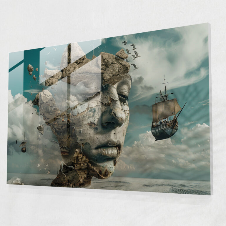 Surrealism Art Wall Decoration - Surrealism Art, Home Decoration, Wall Decoration, Glass Art