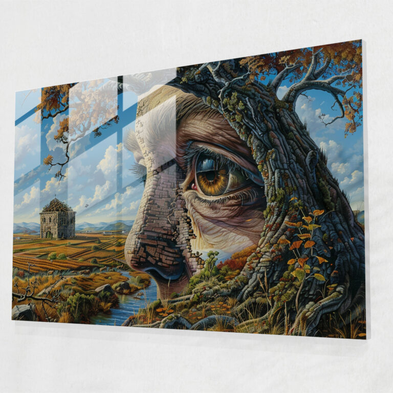 Surrealism Home Decoration - Mind-Bending Illusions - Surrealism Art, Glass Print, Surrealism Art, Home Decoration