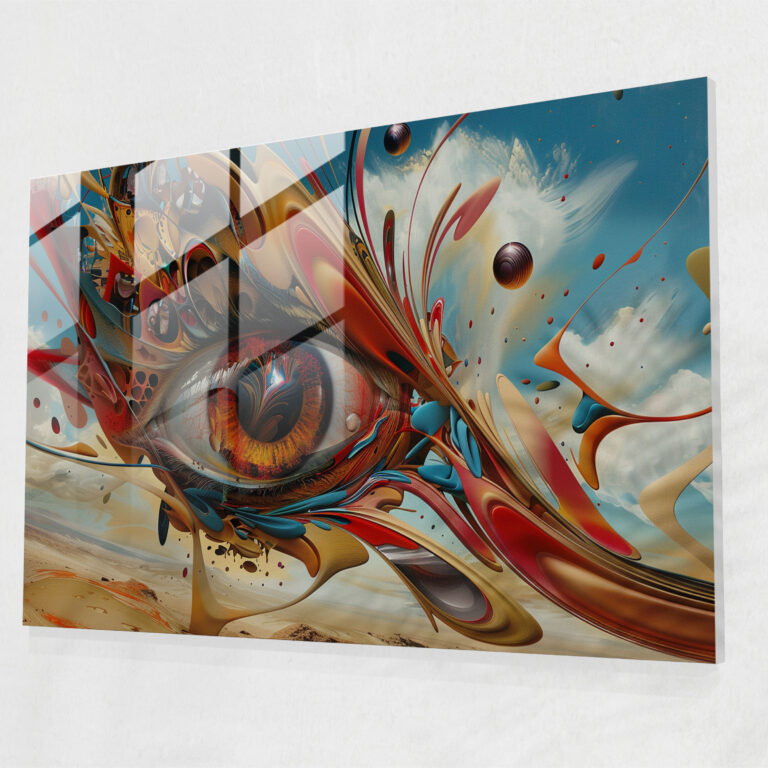 Surrealism Wall Decoration - Abstract Compositions - Surrealism Art, Glass Print, Surrealism Art, Abstract Art