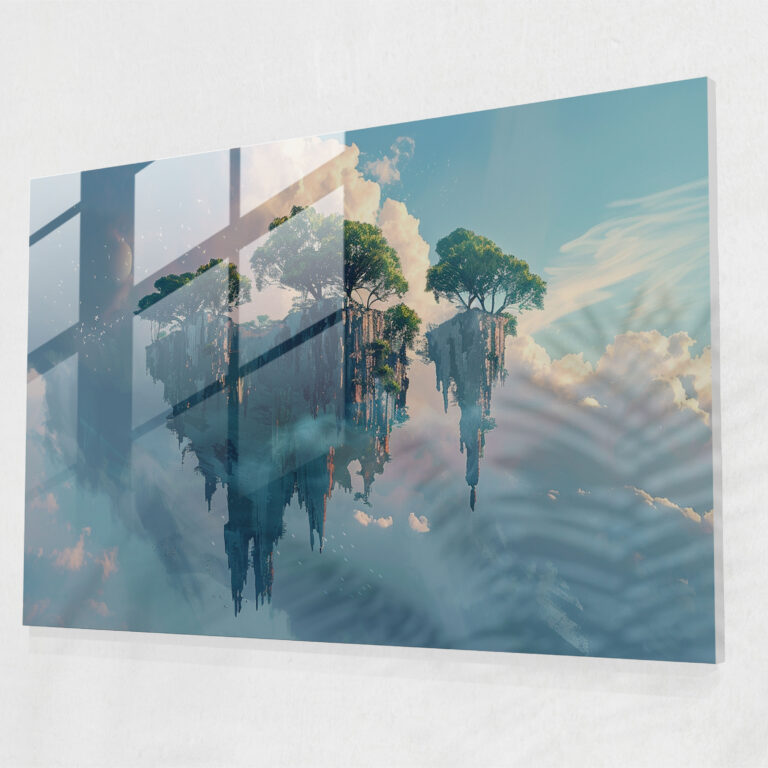 Surrealism Art Glass Wall Art - Surrealism Art, Glass Wall Art, Surrealism Art, Wall Decoration