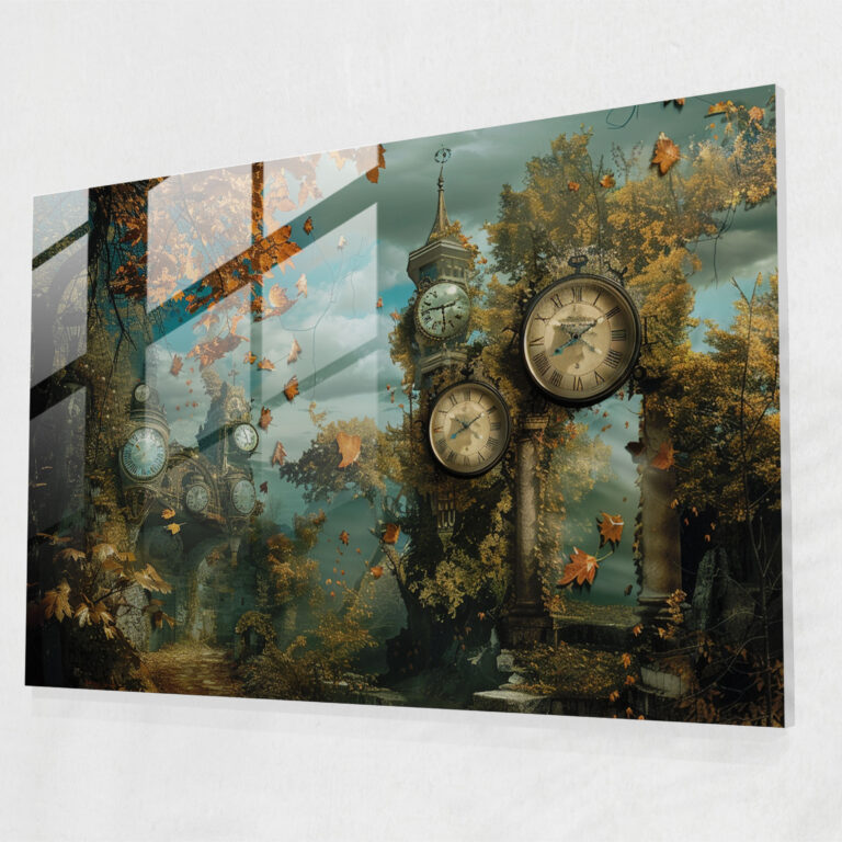 Surrealism Otherworldly Garden Wall Decoration - Surrealism Art, Glass Art, Wall Decoration, Otherworldly Garden