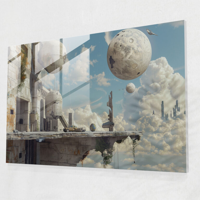 Surrealism Wall Decoration - Levitating Objects - Surrealism Art, Surrealism Art, Wall Decoration, Home Decoration