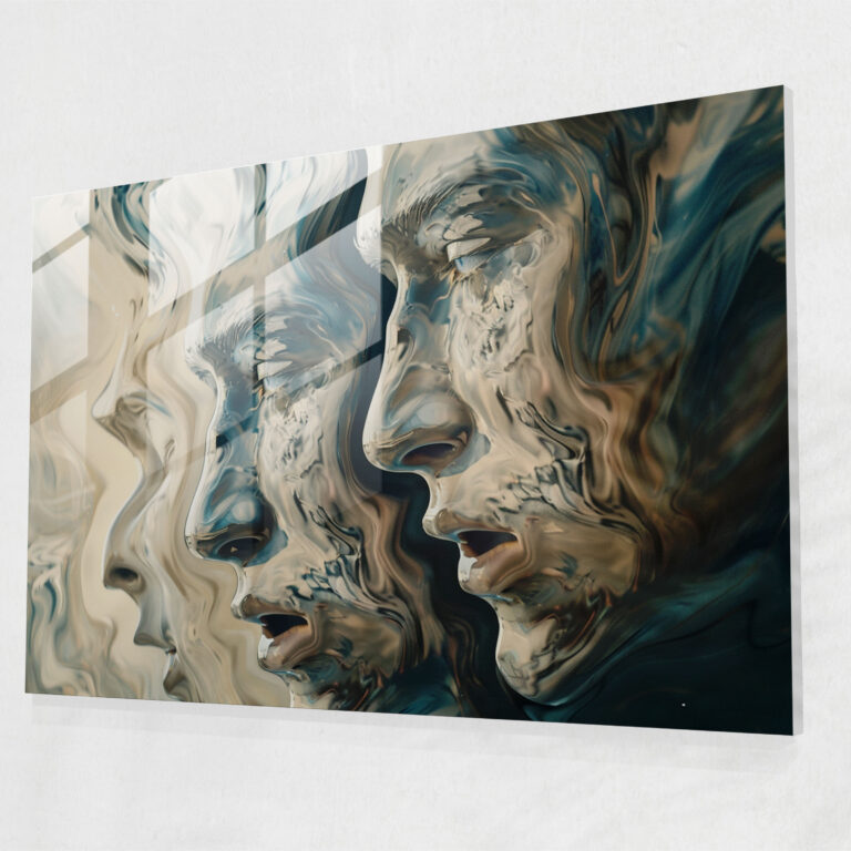 Surrealism Art Glass Art - Surrealism Art, Home Decoration, Modern Art, Surrealism Art