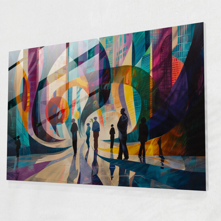 Surrealism Art Glass Wall Art - Surrealism Art, Wall Decoration, Surrealism Art, Glass Wall Art