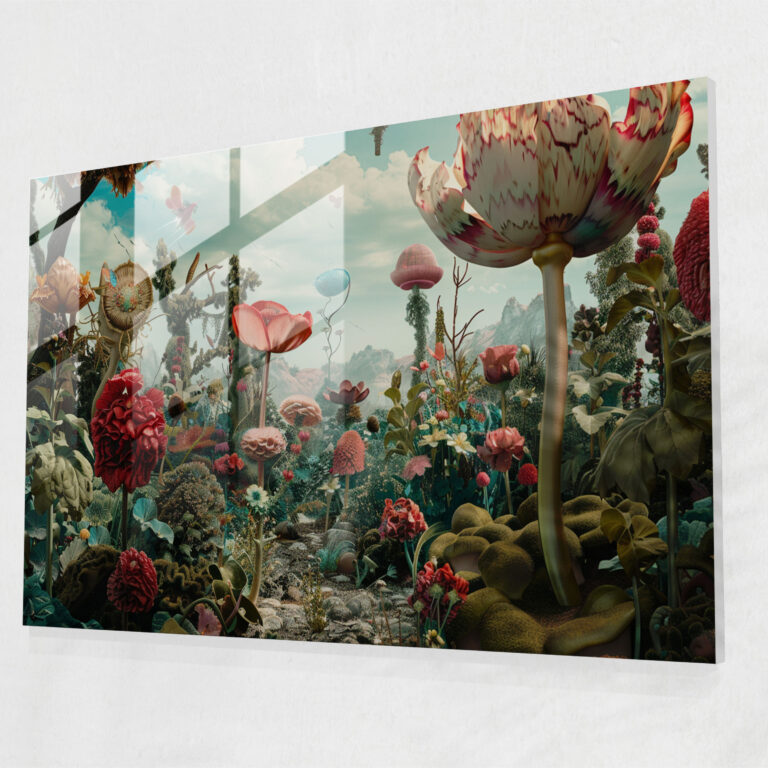 Surrealism Art Home Decoration - Surrealism Art, Surrealism Art, Modern Art, Glass Print
