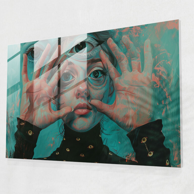 Surrealism Art Glass Art - Surrealism Art, Home Decoration, Surrealism Art, Modern Art