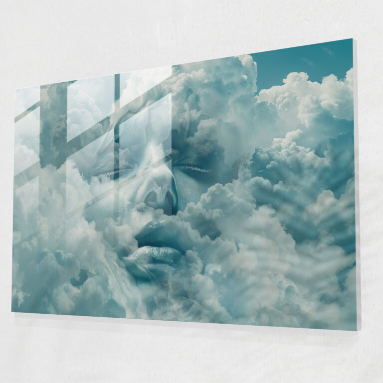 Surrealism Art Glass Print - Surrealism Art, Wall Decoration, Home Decoration, Surrealism Art