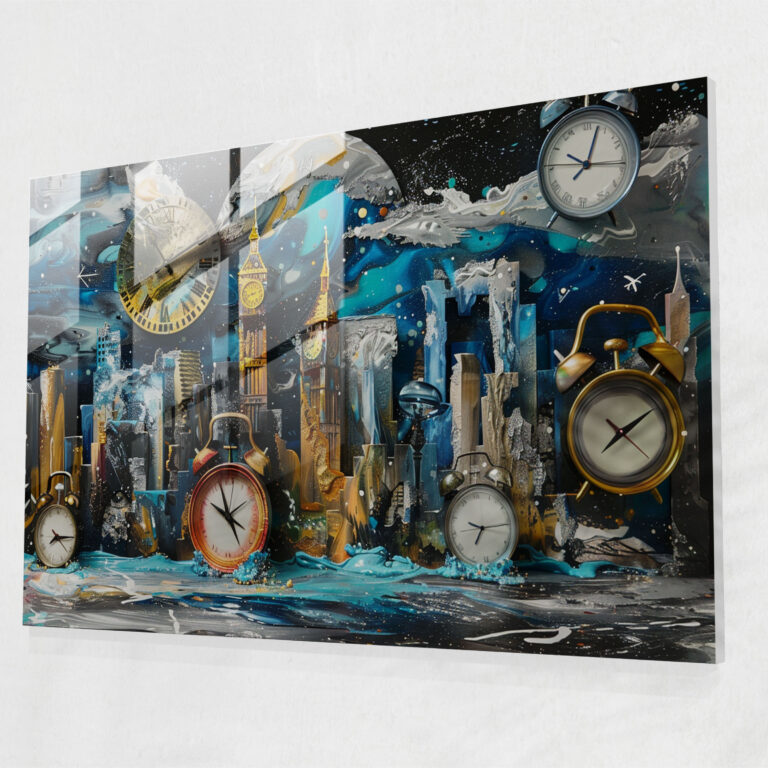 Surrealism Glass Wall Art - Surrealism Art, Wall Decoration, Surrealism Art, Glass Wall Art