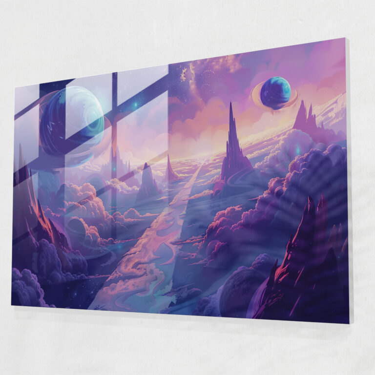 Surrealism Glass Wall Art - Surrealism Art, Home Decoration, Glass Wall Art, Surrealism Art