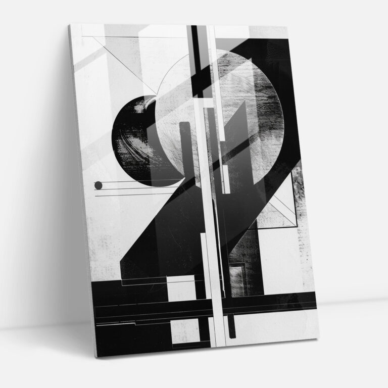 Suprematism Modern Art Glass Print - Suprematism, Glass Wall Art, Suprematism, Glass Print