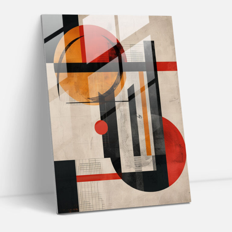 Suprematism Glass Art Home Decoration - Suprematism, Glass Print, Modern Art, Suprematism
