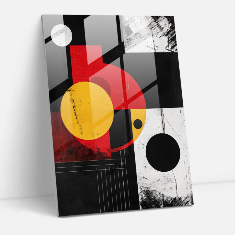 Suprematism Glass Wall Art Modern Art - Suprematism, Glass Wall Art, Glass Print, Suprematism
