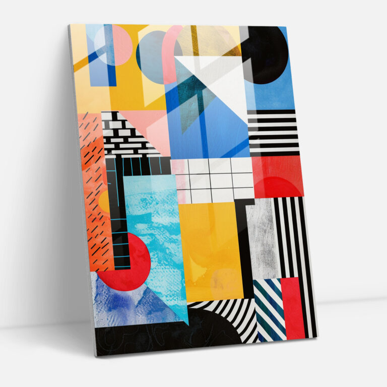 Suprematism Glass Wall Art Home Decoration - Suprematism, Glass Print, Suprematism, Modern Art