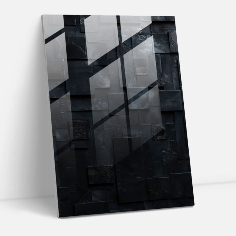 Suprematism Black Squares Glass Print - Suprematism, Wall Decoration, Glass Print, Modern Art