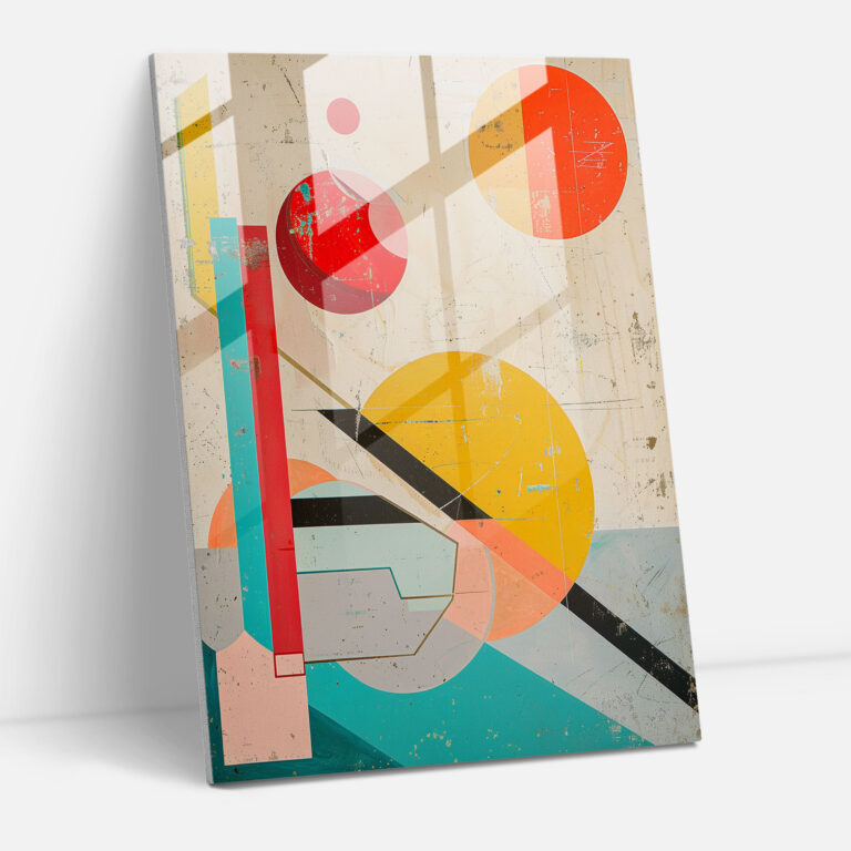 Suprematism Glass Print - Suprematism, Glass Print, Home Decoration, Modern Art