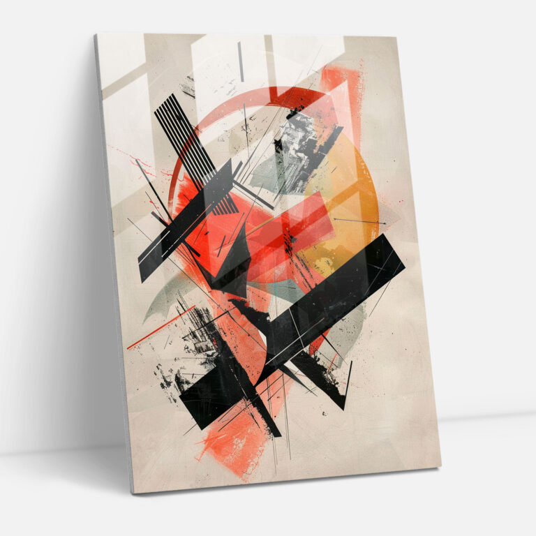 Suprematism Wall Art - Suprematism, Glass Print, Home Decoration, Modern Art