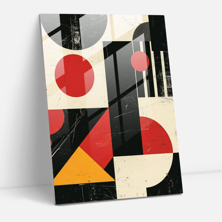 Suprematism Glass Art - Suprematism, Modern Art, Wall Decoration, Glass Wall Art