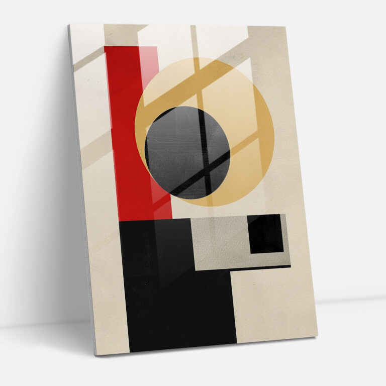 Suprematism Glass Wall Art - Suprematism, Home Decoration, Suprematism, Wall Decoration