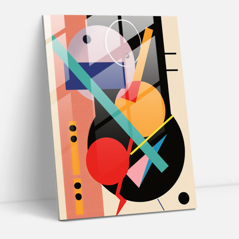 Suprematism Glass Print - Suprematism, Modern Art, Glass Print, Suprematism